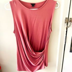 Sleeveless Pink Work Top